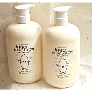 (2-Pk) BONNYHILL ~ Skin Radiance Enhancing RICE BODY LOTION Made in Korea 1000ml